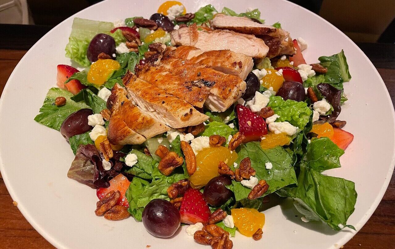 Grilled Chicken & Strawberry Salad