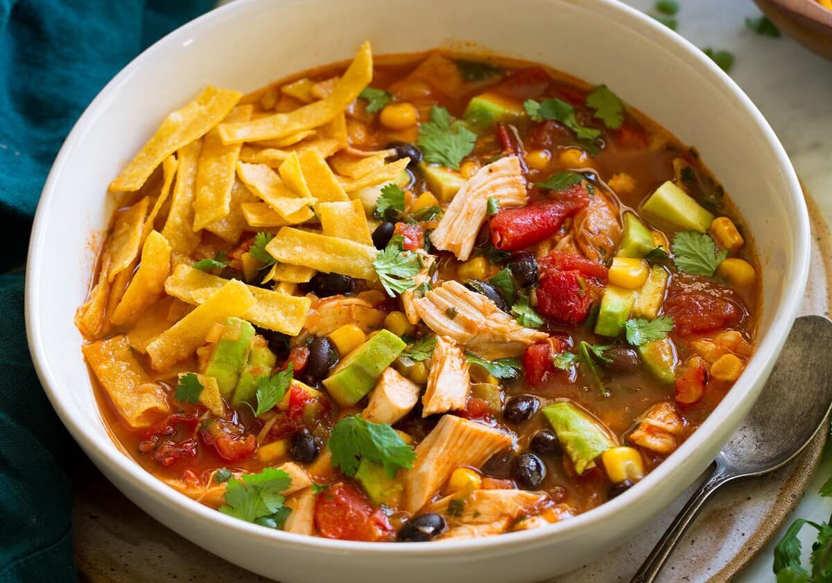 Southwest Chicken Tortilla Soup