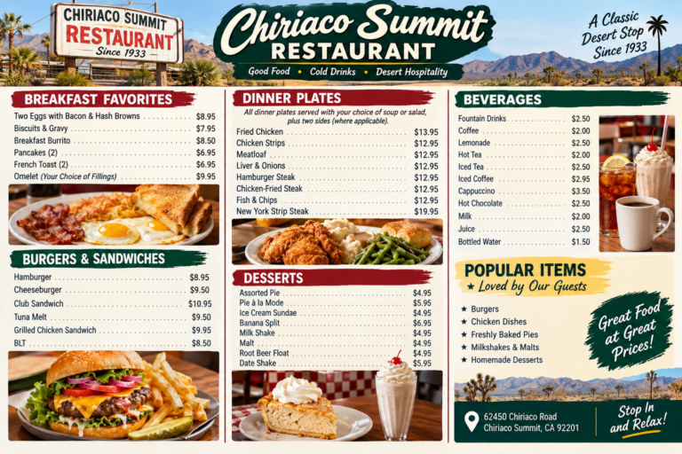 Chiriaco Summit Restaurant