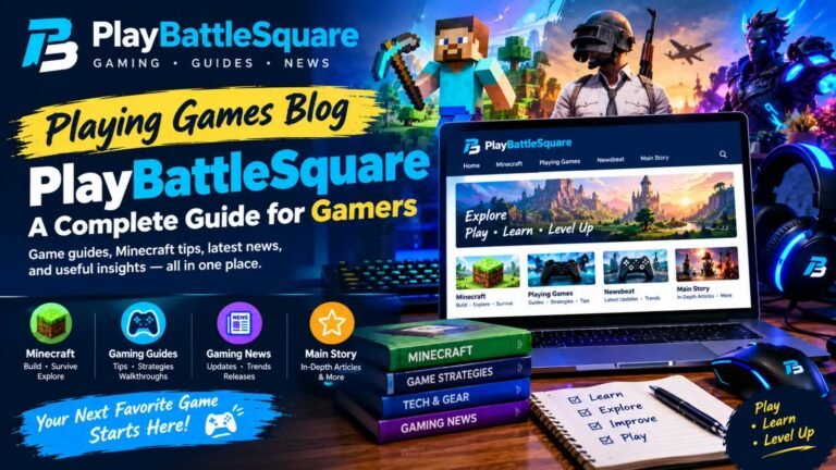 Playing Games Blog PlayBattleSquare