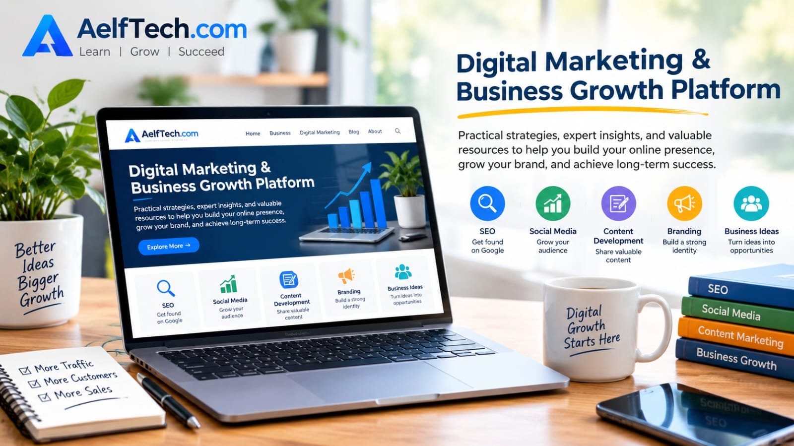 AelfTech.com: Digital Marketing & Business Growth platform