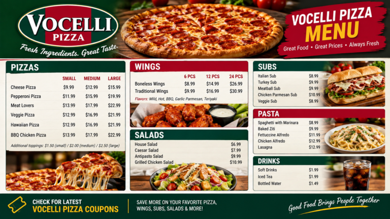 Vocelli Pizza Coupons