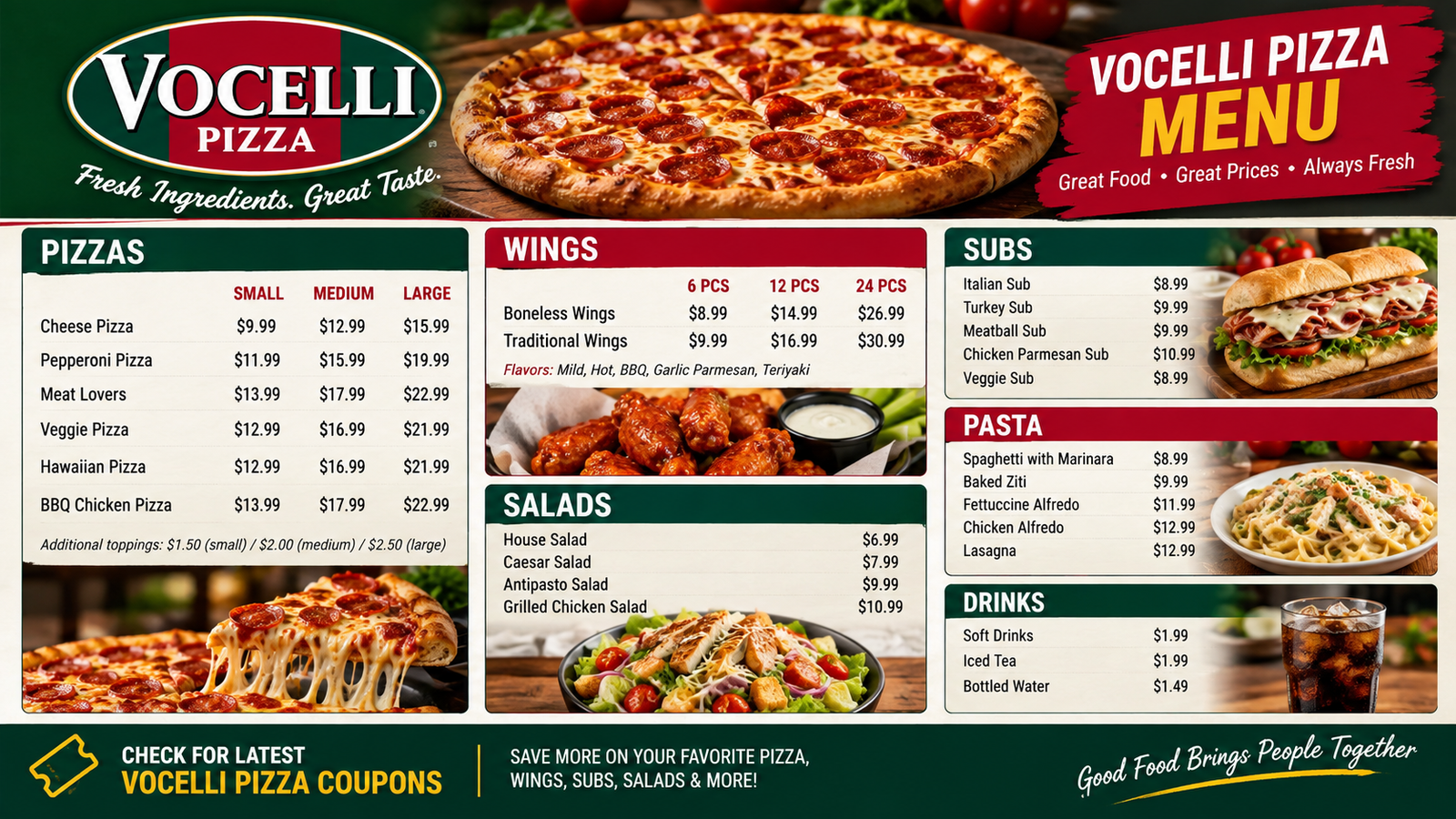 Vocelli Pizza Coupons