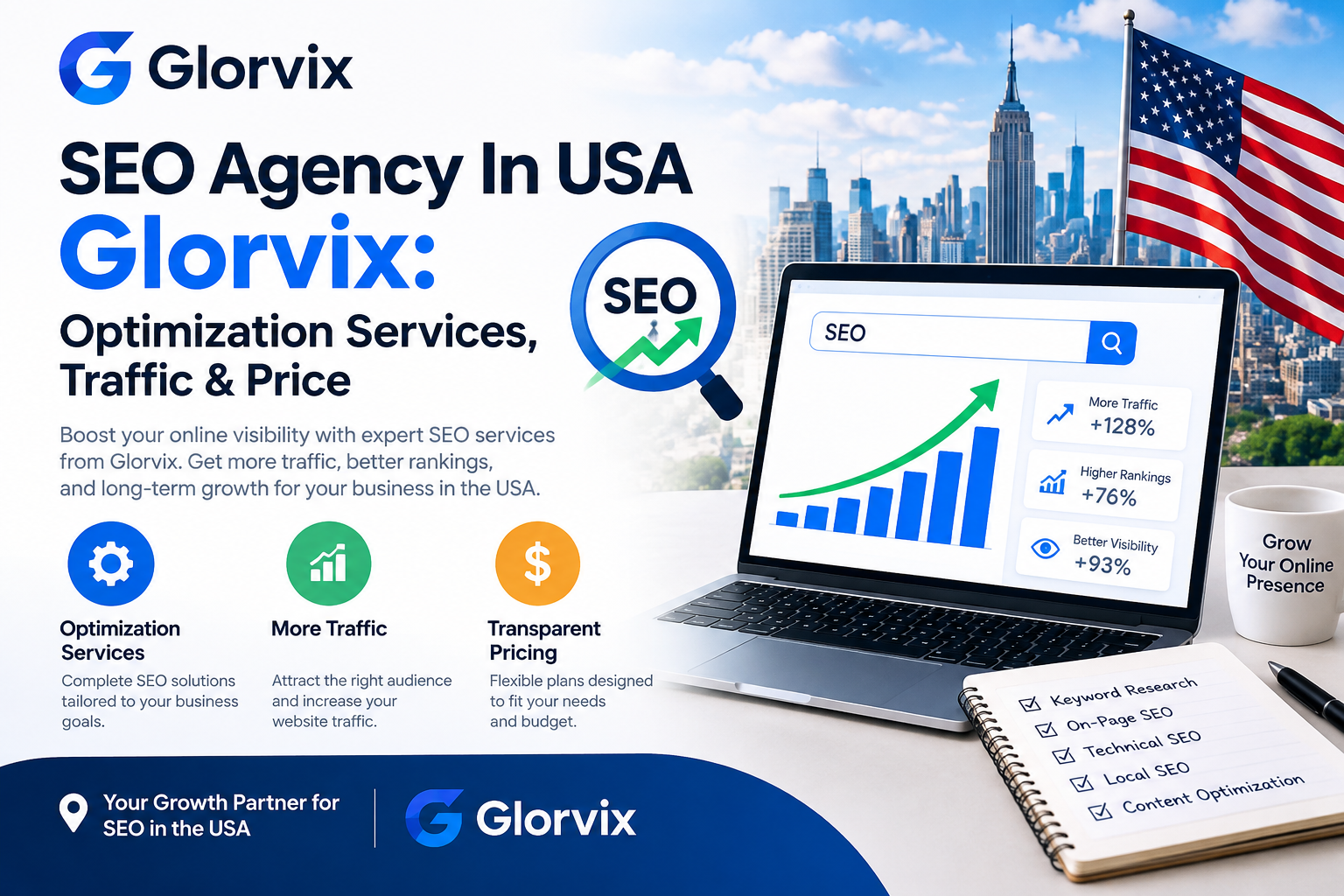 SEO Agency in USA: Glorvix