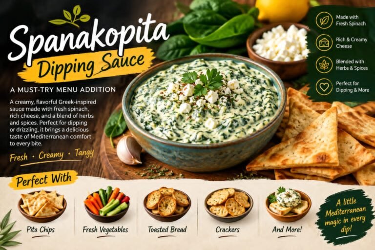 Spanakopita Dipping Sauce