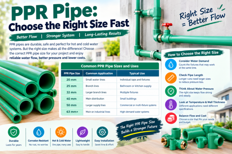 PPR Pipe: Choose the Right Size Fast