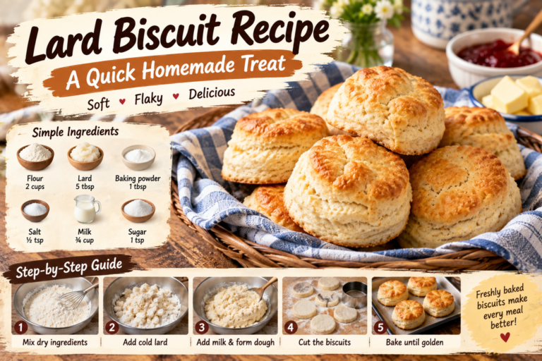 Lard Biscuit Recipe: A Quick Homemade Treat
