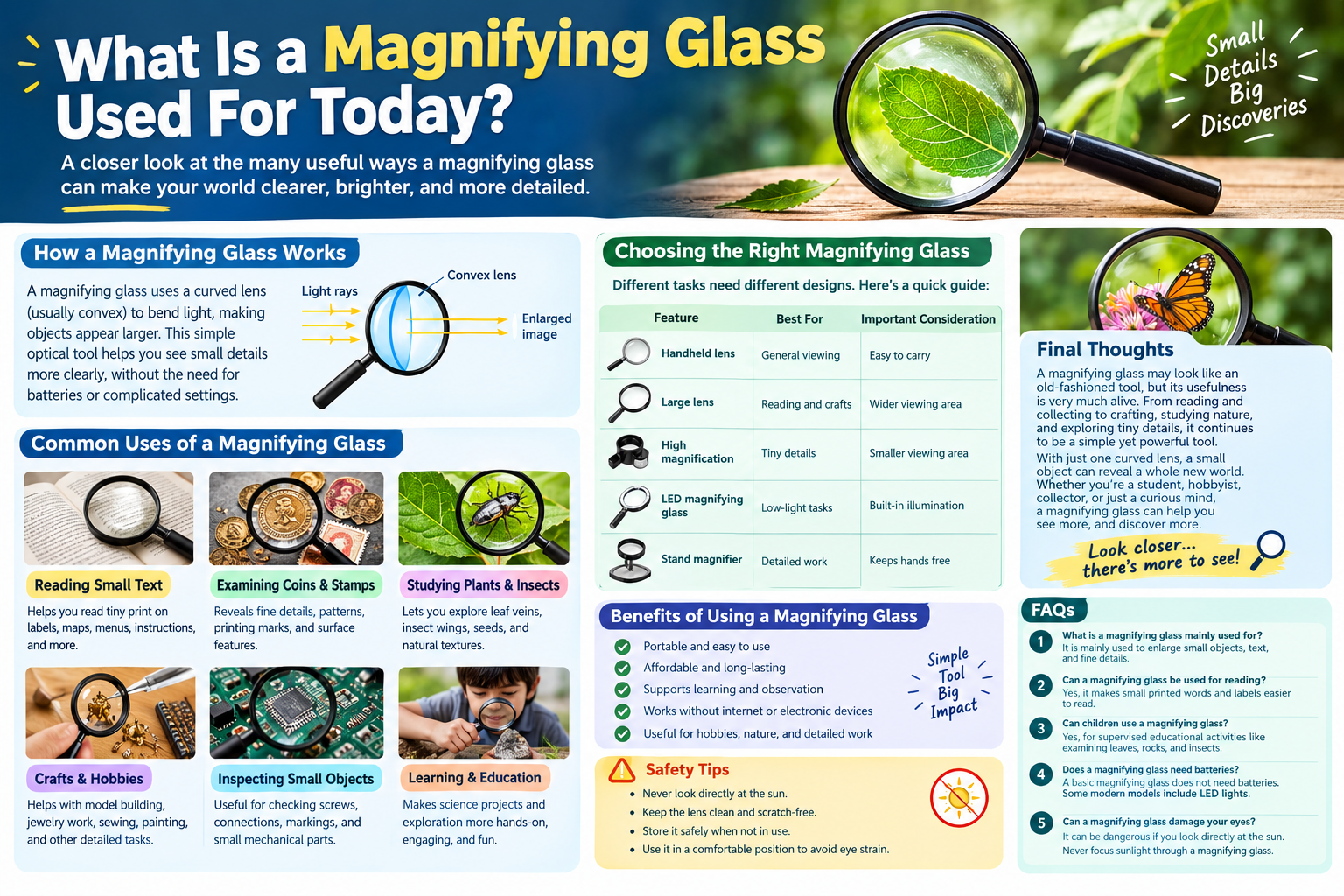 What Is a Magnifying Glass Used For