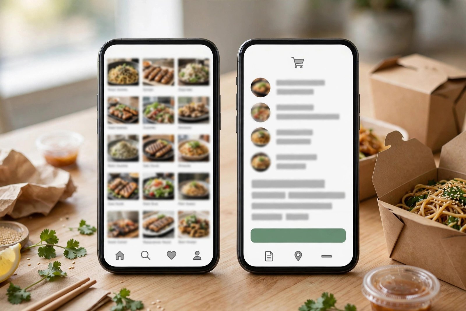 Allmenus vs Grubhub — comparing a menu guide with a food delivery app