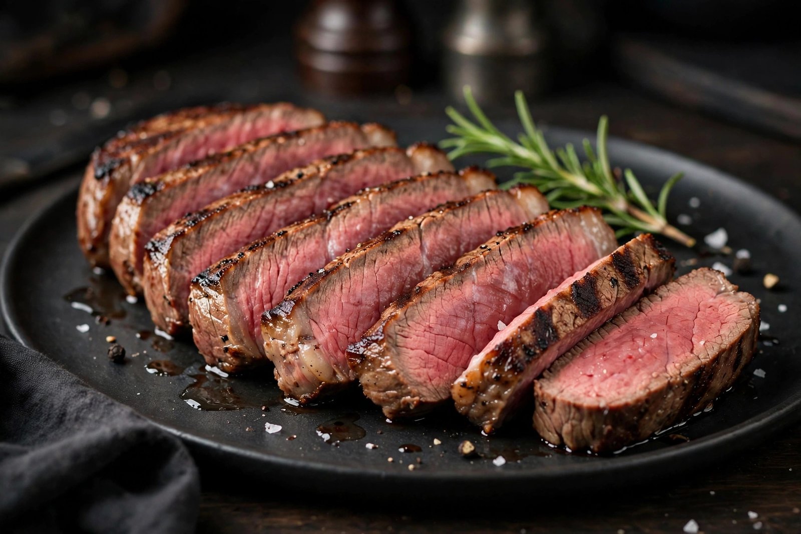 Best steak at LongHorn — Flo's Filet mignon sliced medium-rare