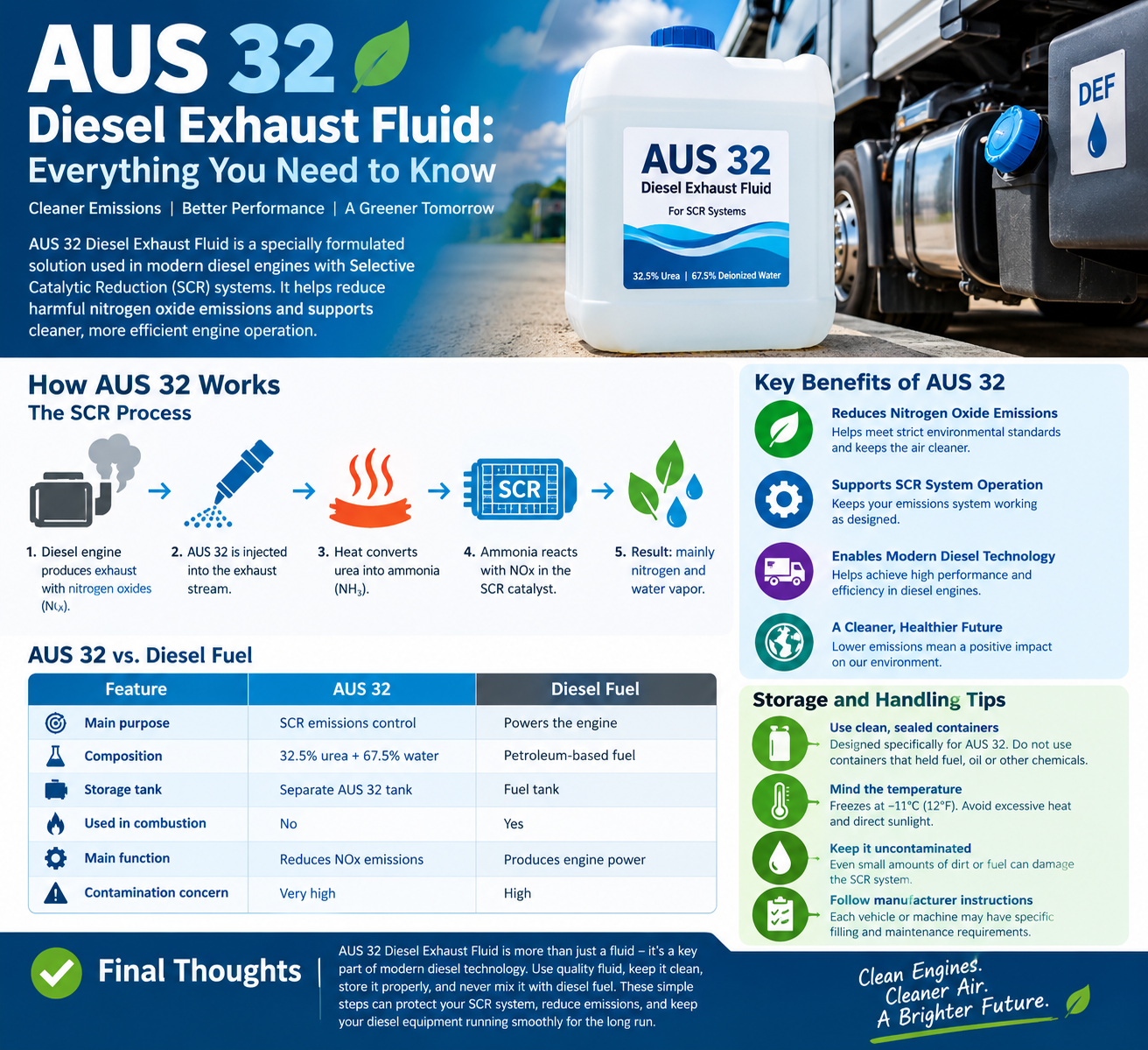 AUS 32 Diesel Exhaust Fluid