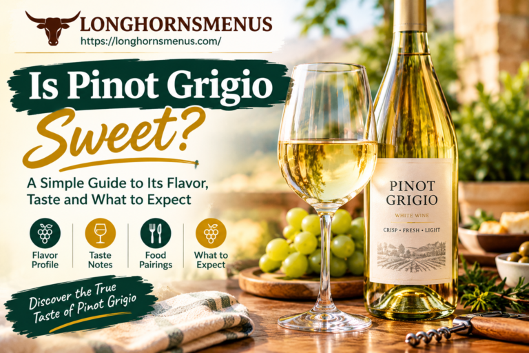 Is Pinot Grigio Sweet: Discover Its Flavor Profile | LonghornsMenus