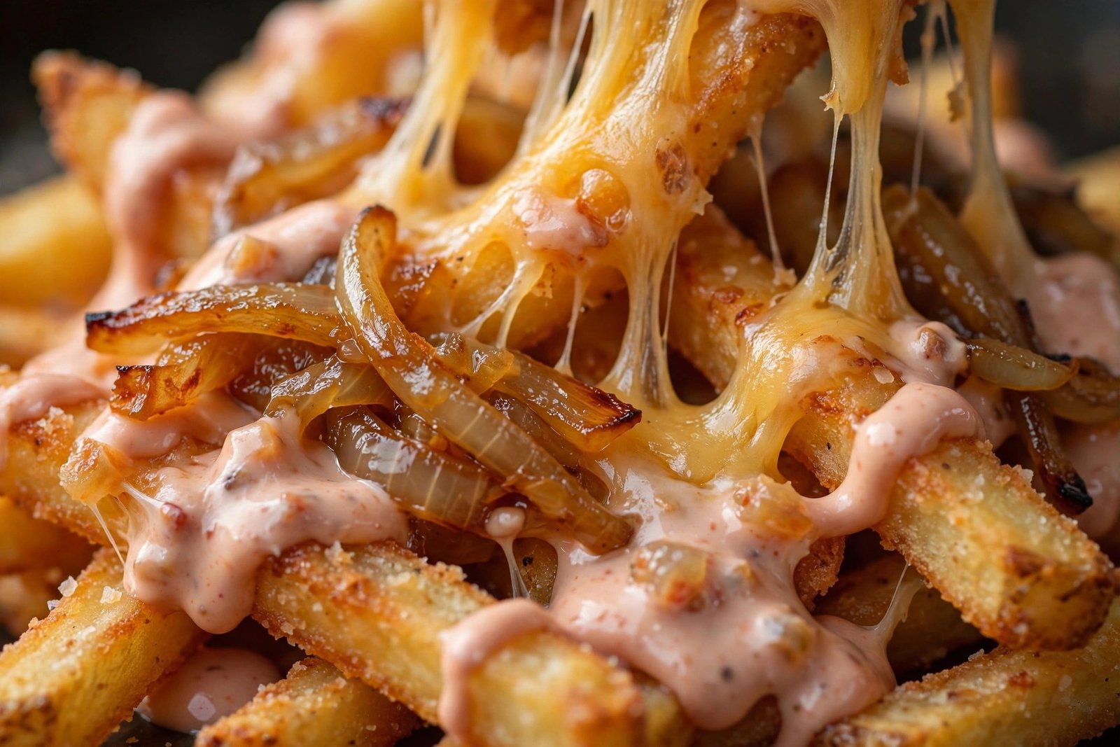 In-N-Out Animal Style Fries toppings cheese onions spread 2026