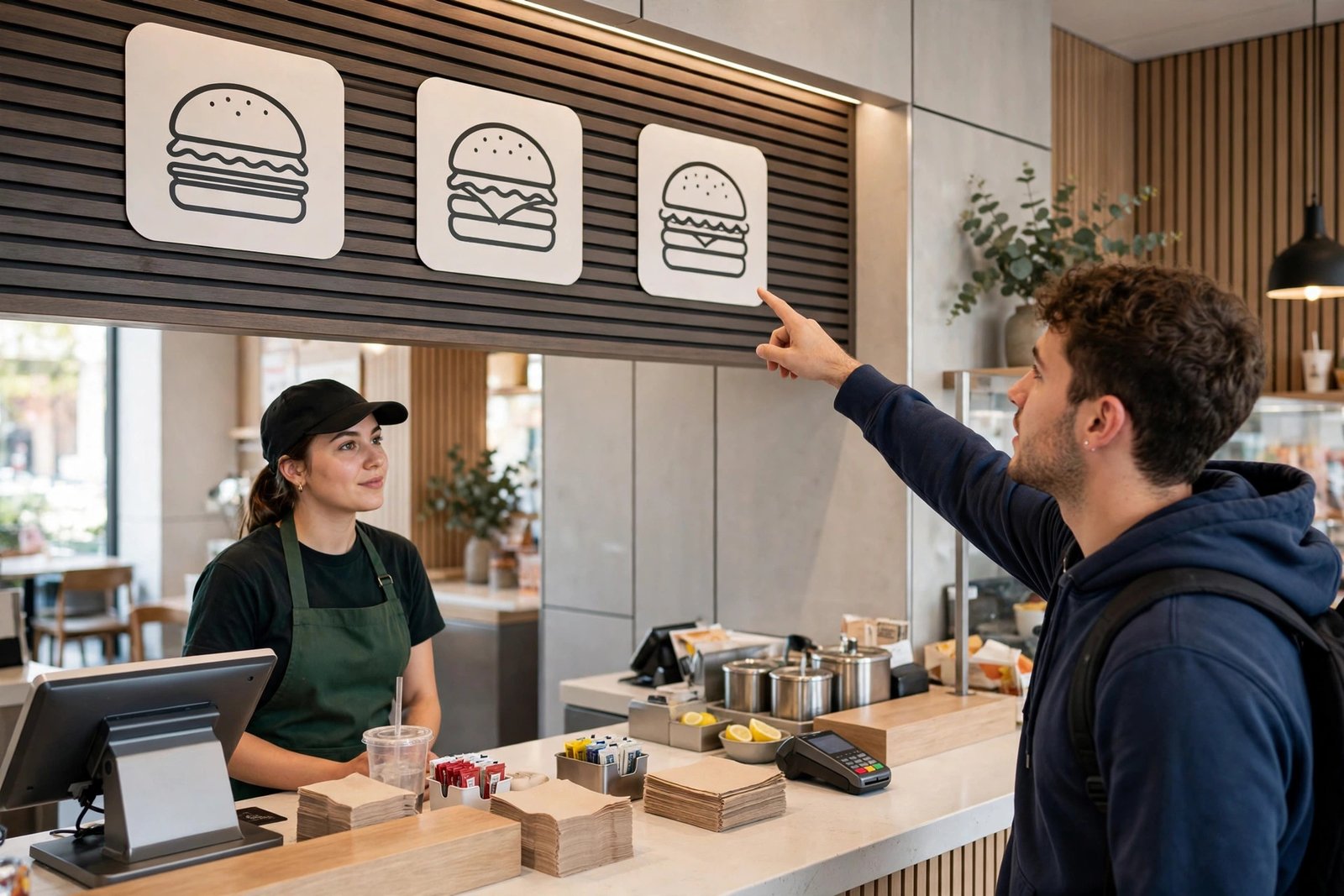 In-N-Out gluten free ordering tips at the restaurant counter