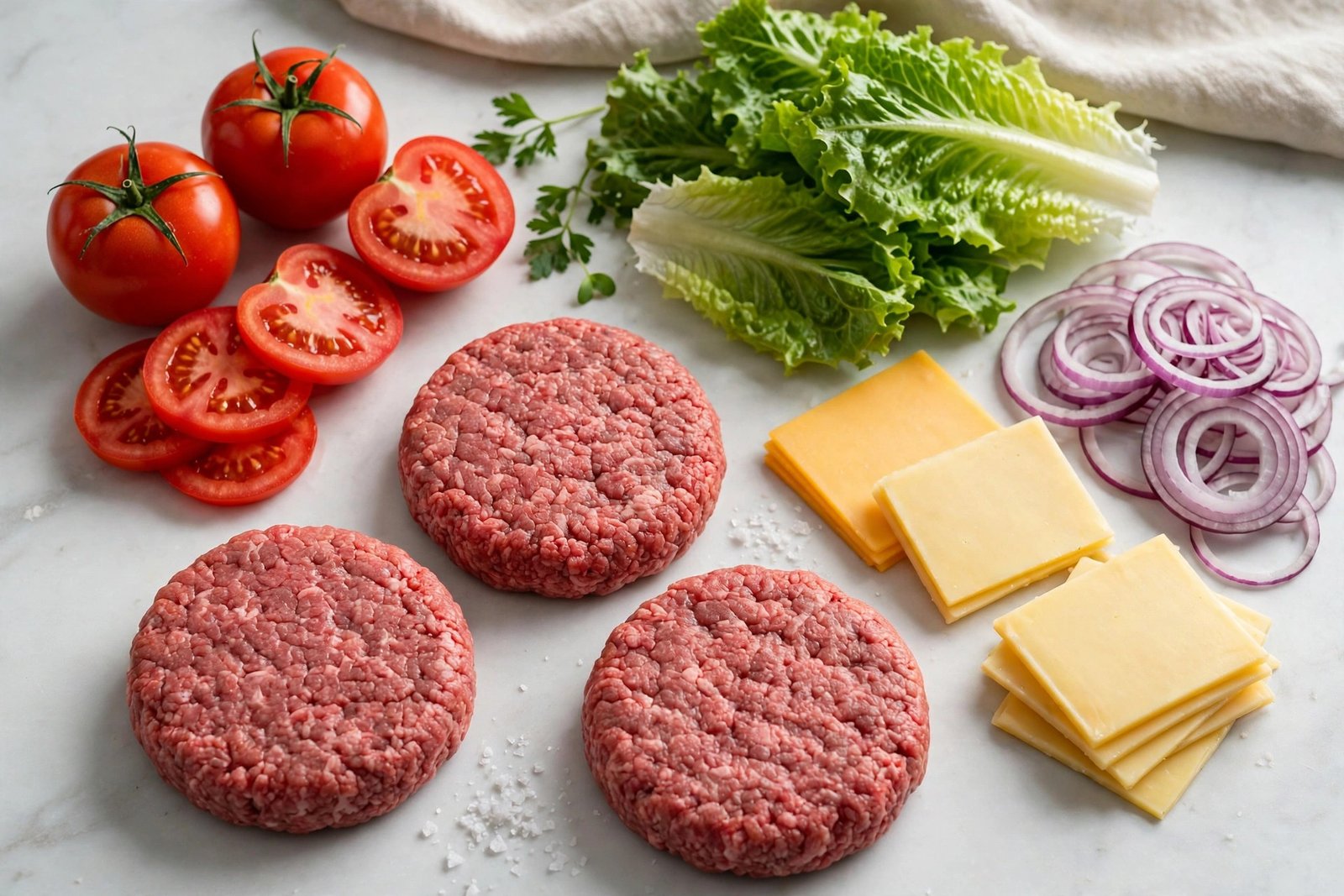 In-N-Out fresh never frozen ingredients - quality beef and produce