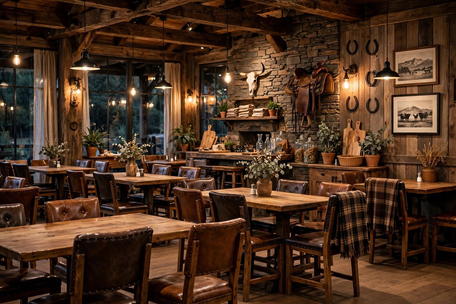 Is LongHorn Steakhouse good — warm casual steakhouse dining room interior