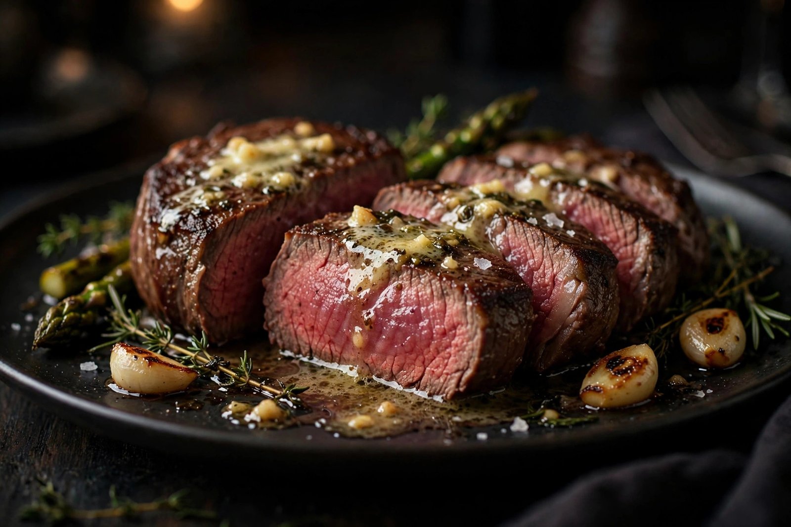 Is LongHorn Steakhouse good — tender Flo's Filet mignon sliced medium-rare