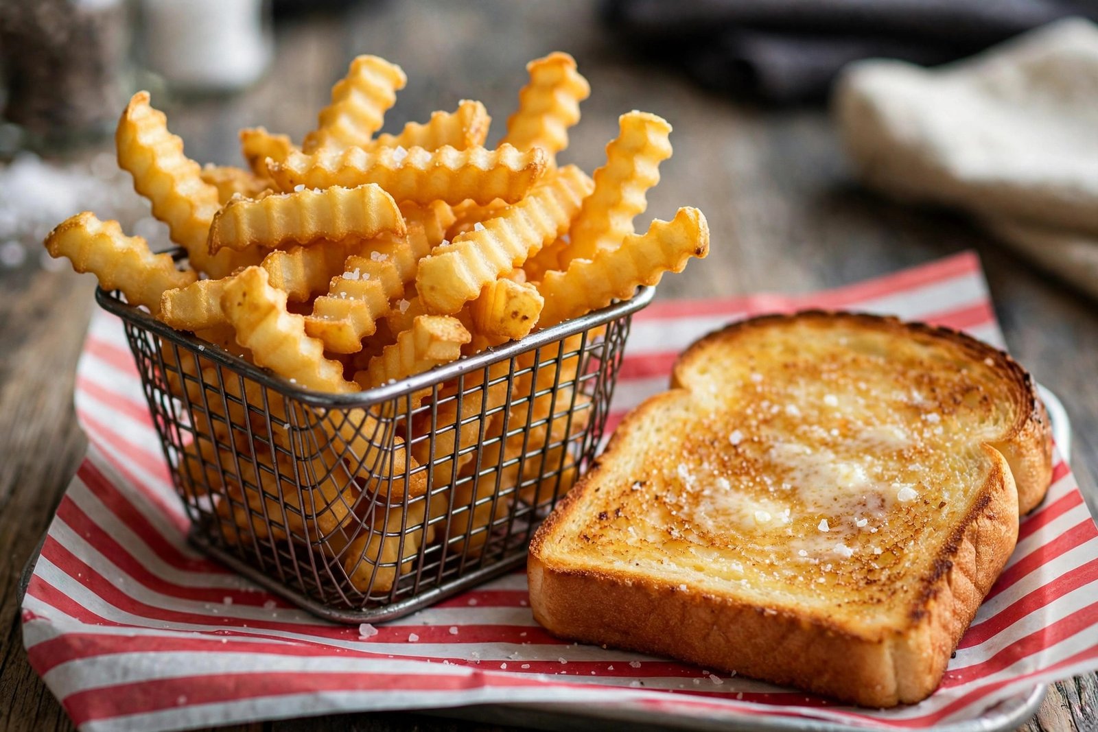 Is Raising Cane's healthy fries and Texas toast sodium calories
