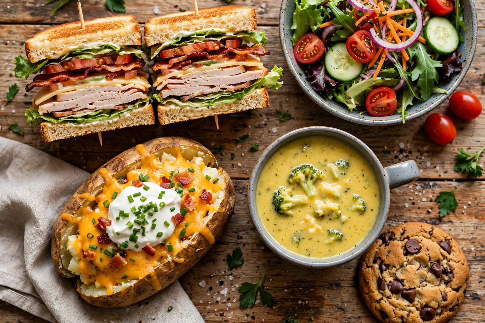 Jason's Deli menu with prices 2026 — deli sandwiches, salad bar, and baked potato spread
