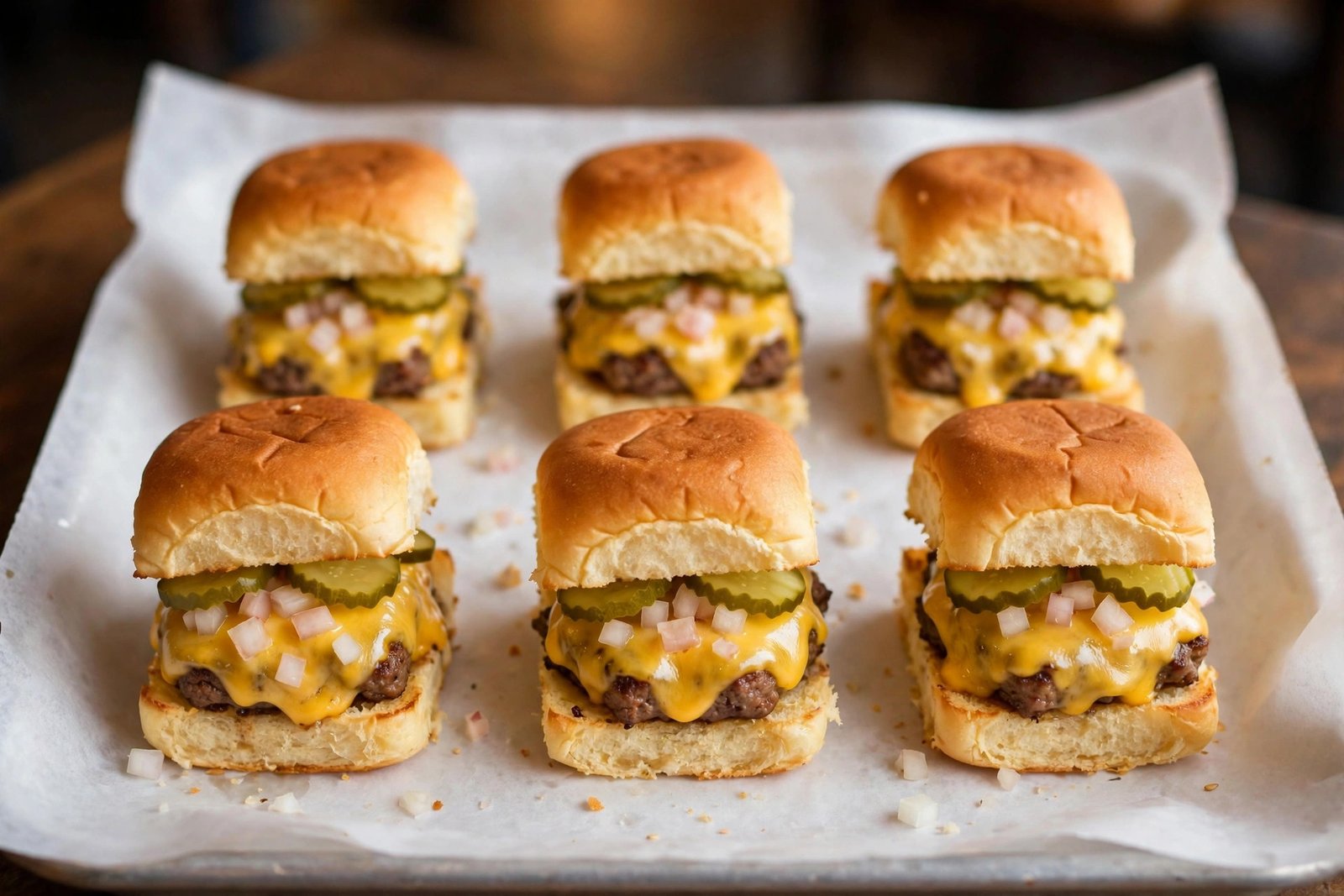 Krystal's menu with prices 2026 — square slider burgers with cheese, pickles and diced onions