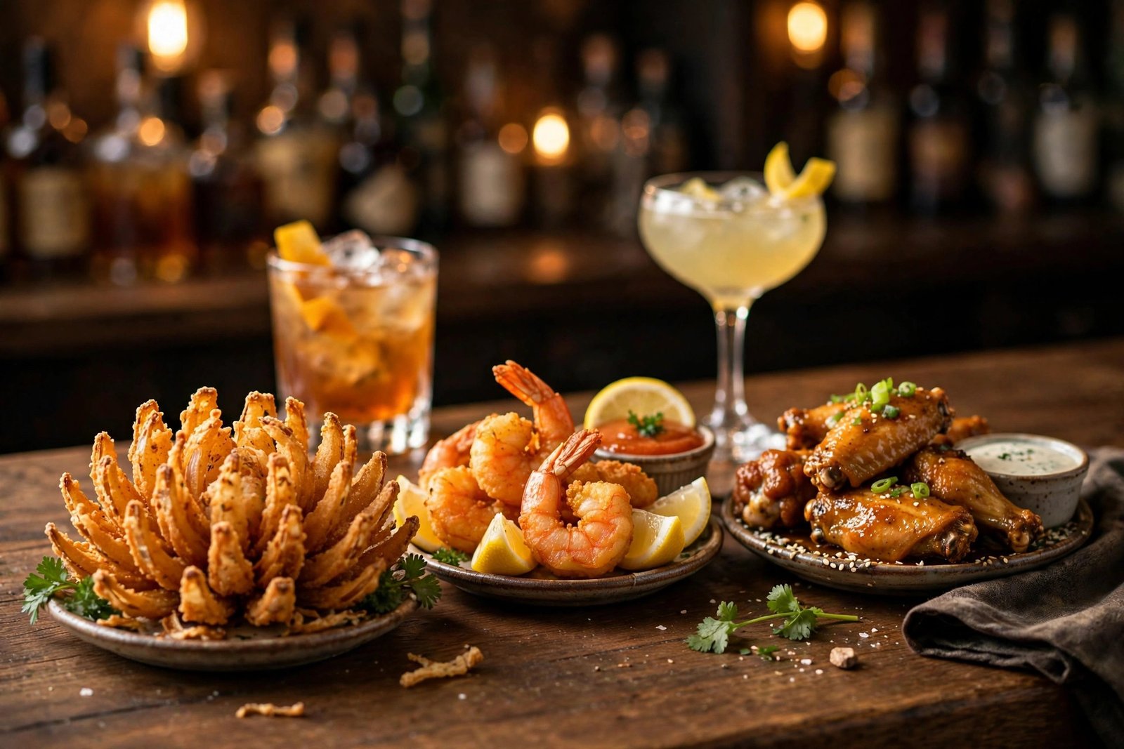LongHorn 3 for 12 menu alternative — happy hour appetizers and drinks