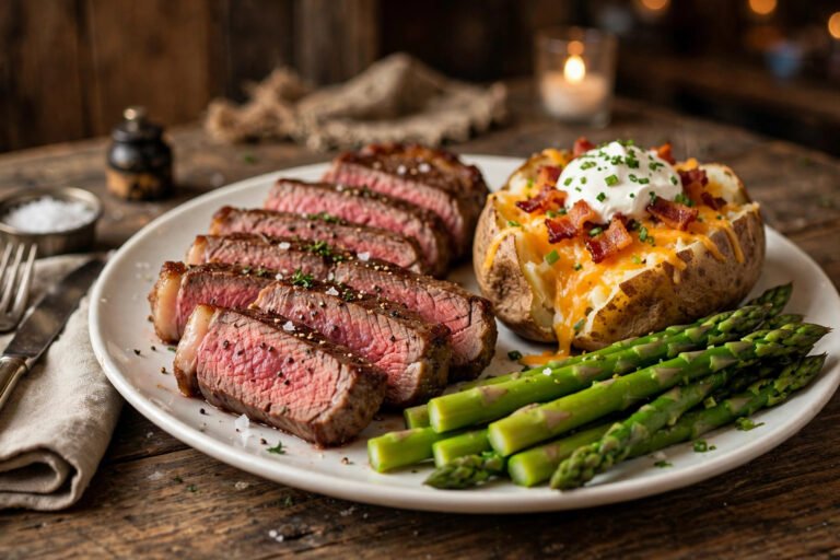 LongHorn Steakhouse Farmingdale menu — sliced steak plated with sides