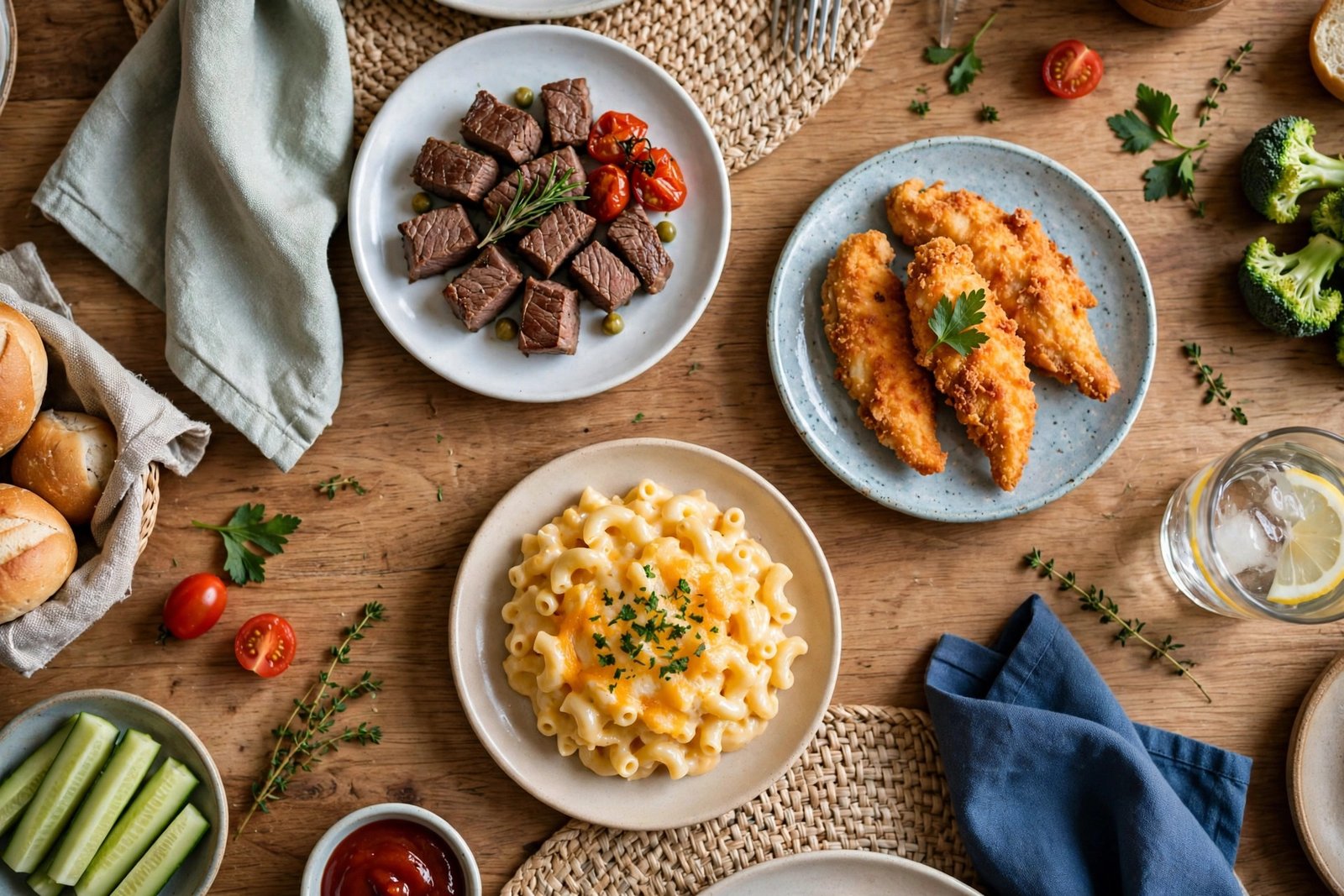 LongHorn Steakhouse menu with pictures — kids meals with mini steak, chicken tenders and mac and cheese