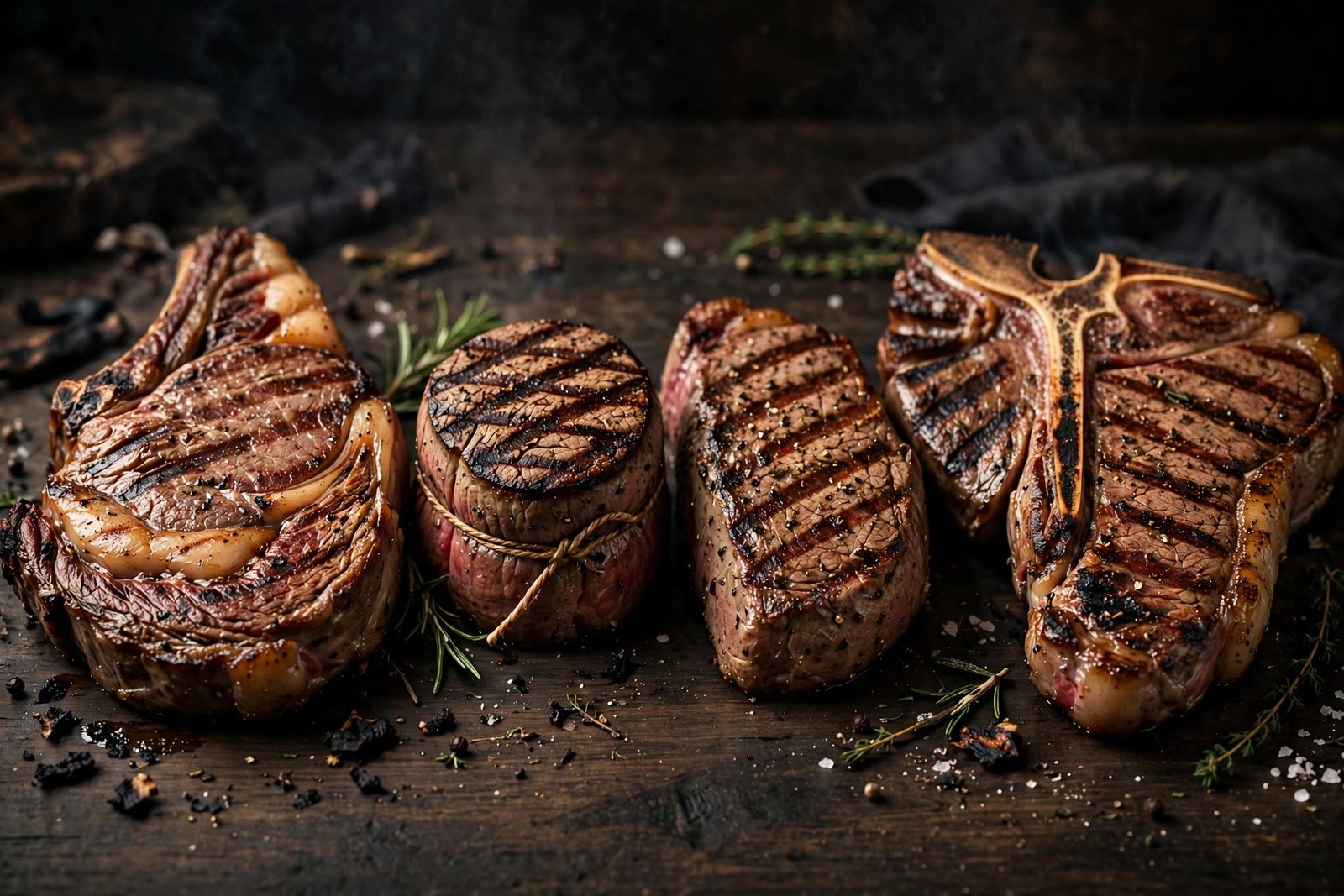 LongHorn Steakhouse menu with pictures — grilled ribeye, filet mignon, sirloin and T-bone steaks