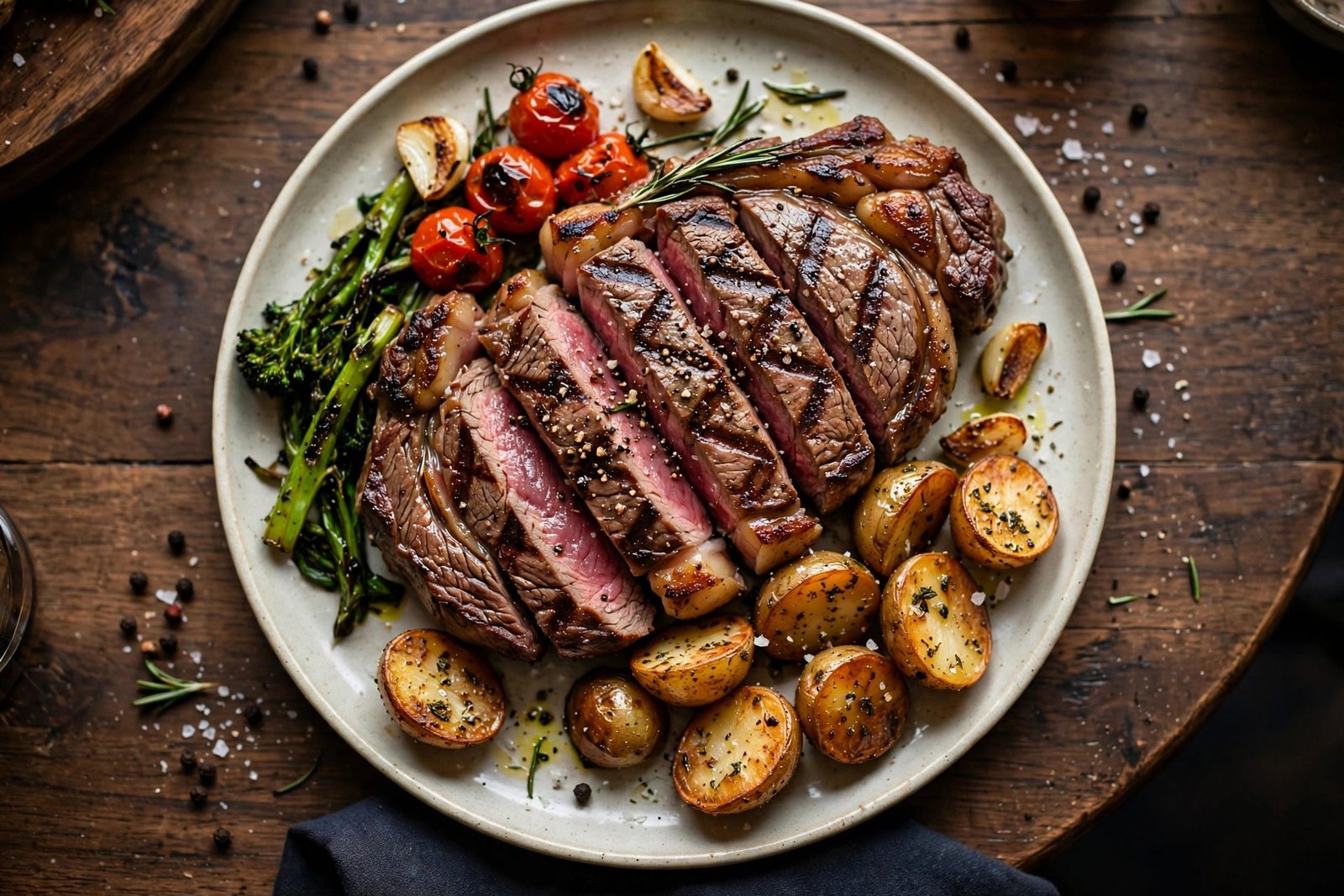Grilled steak dinner at LongHorn Steakhouse Milledgeville GA 31061