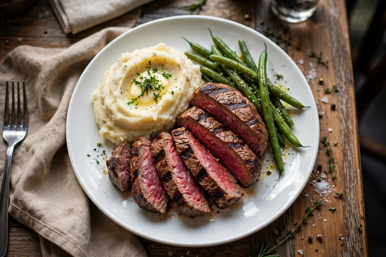 LongHorn Steakhouse Orland Park IL menu — grilled filet mignon steak plate with sides