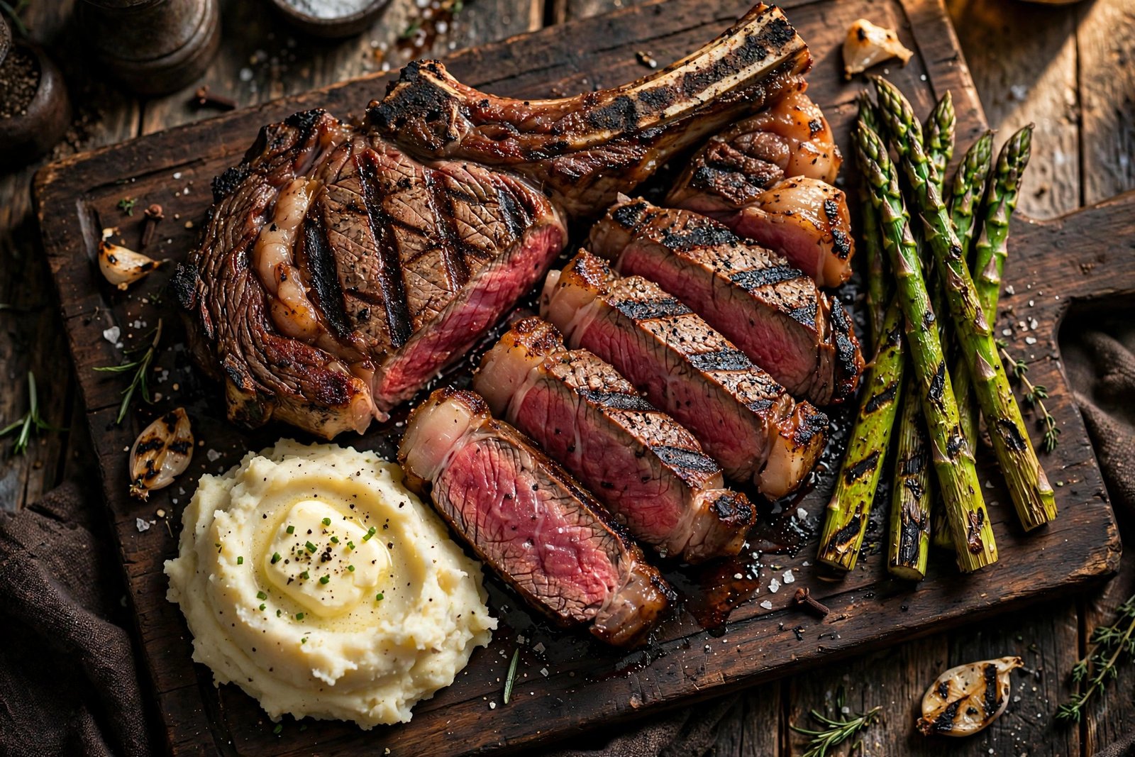 Fire-grilled Outlaw Ribeye steak at the Longhorns closest to me
