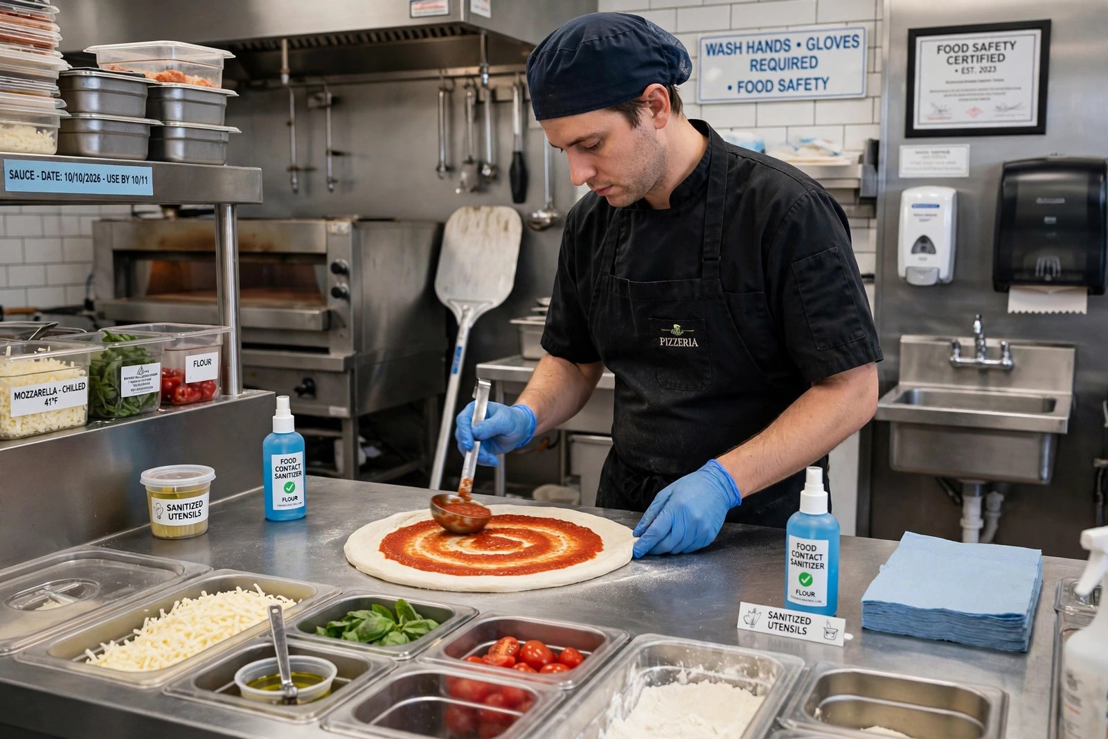 MOD Pizza allergen menu — safe allergen-aware food preparation 2026
