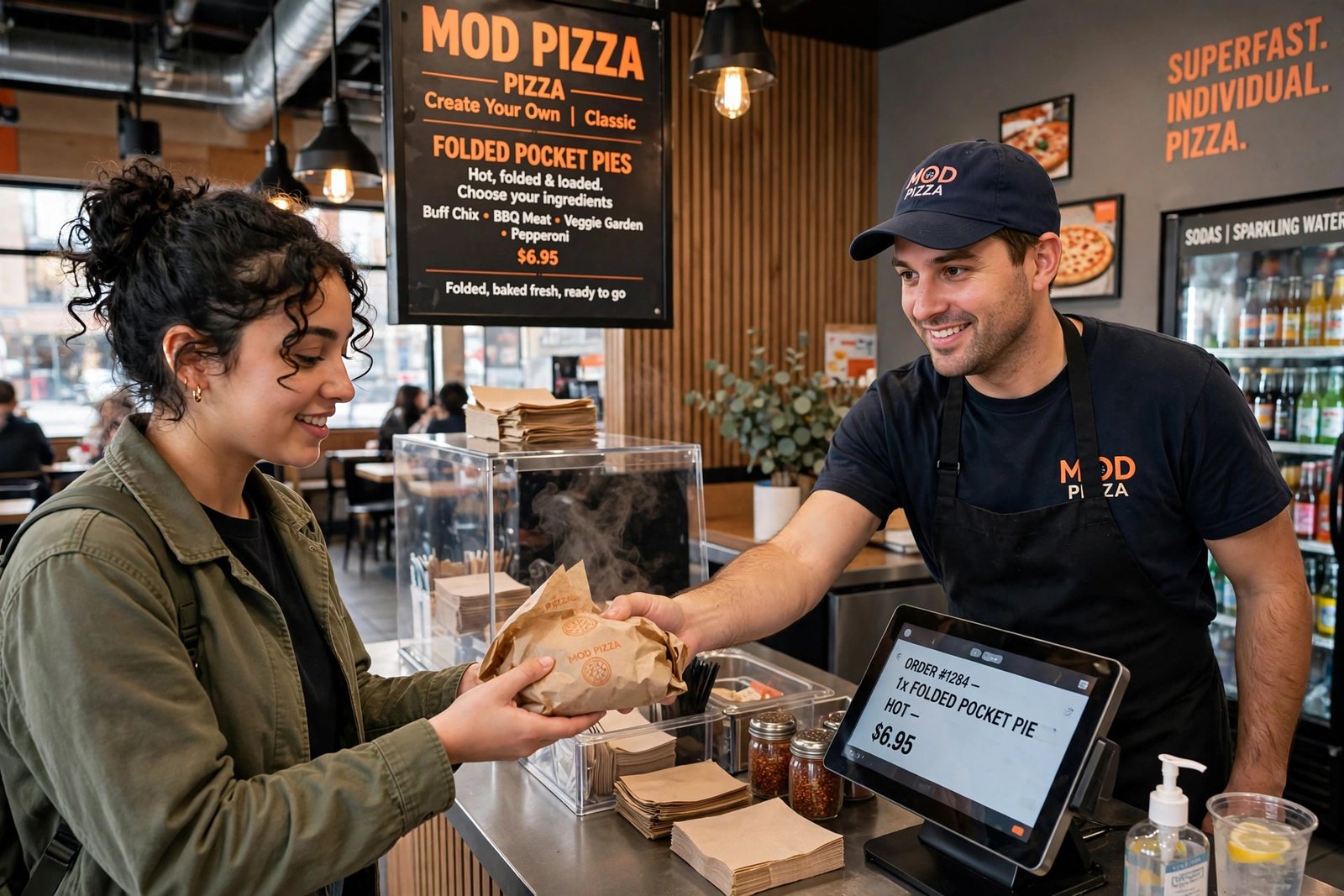 MOD Pizza calzone how to order pocket pie 2026