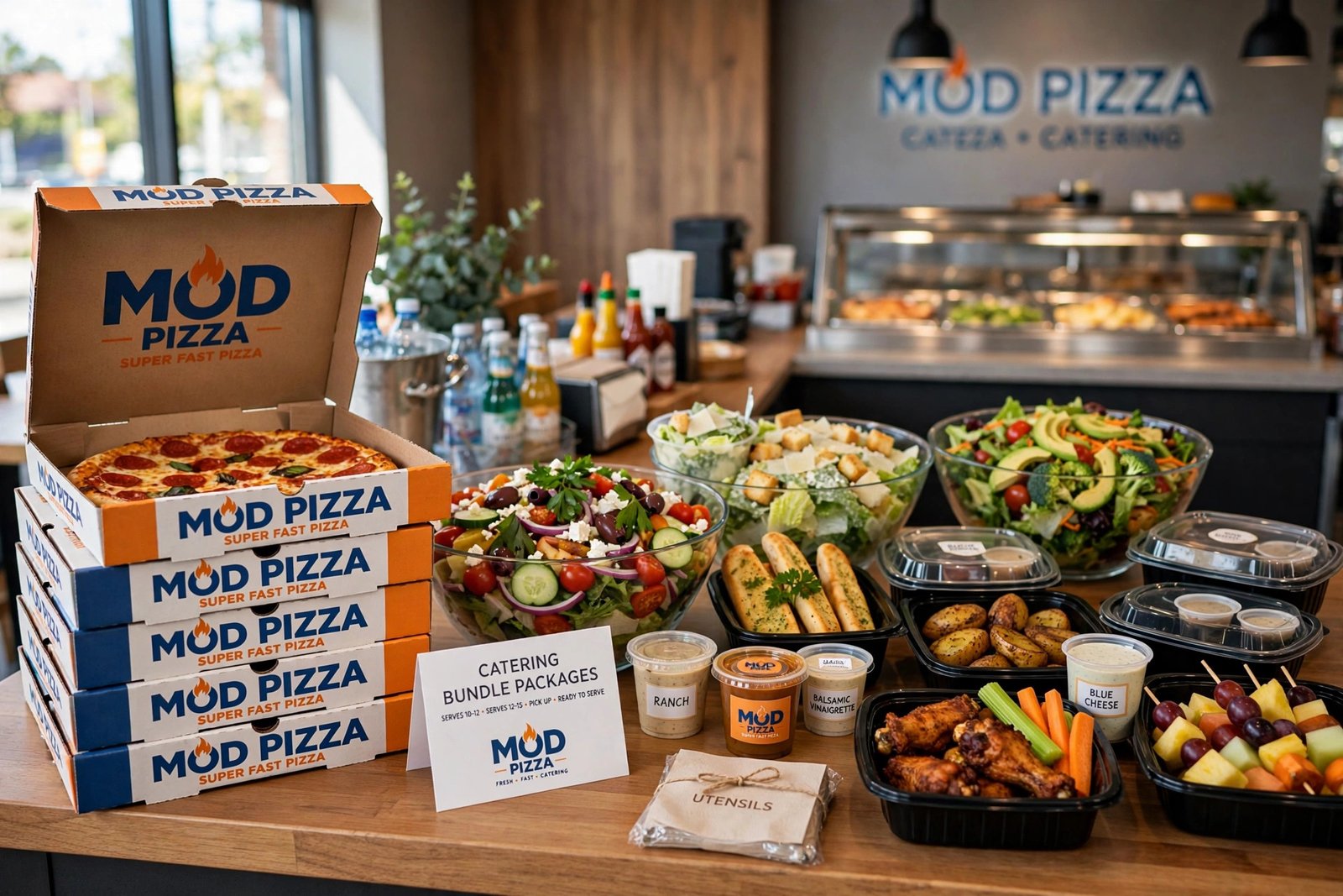 MOD Pizza catering meal bundles 2026 prices