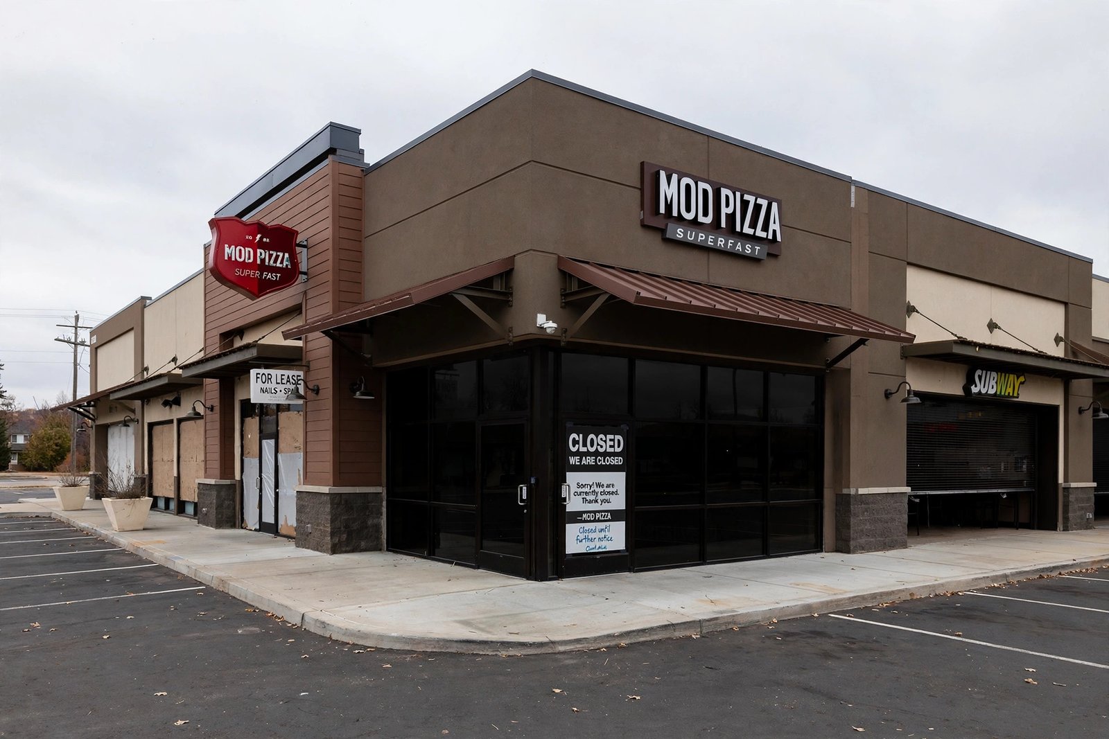 MOD Pizza closures 2026 closed store locations