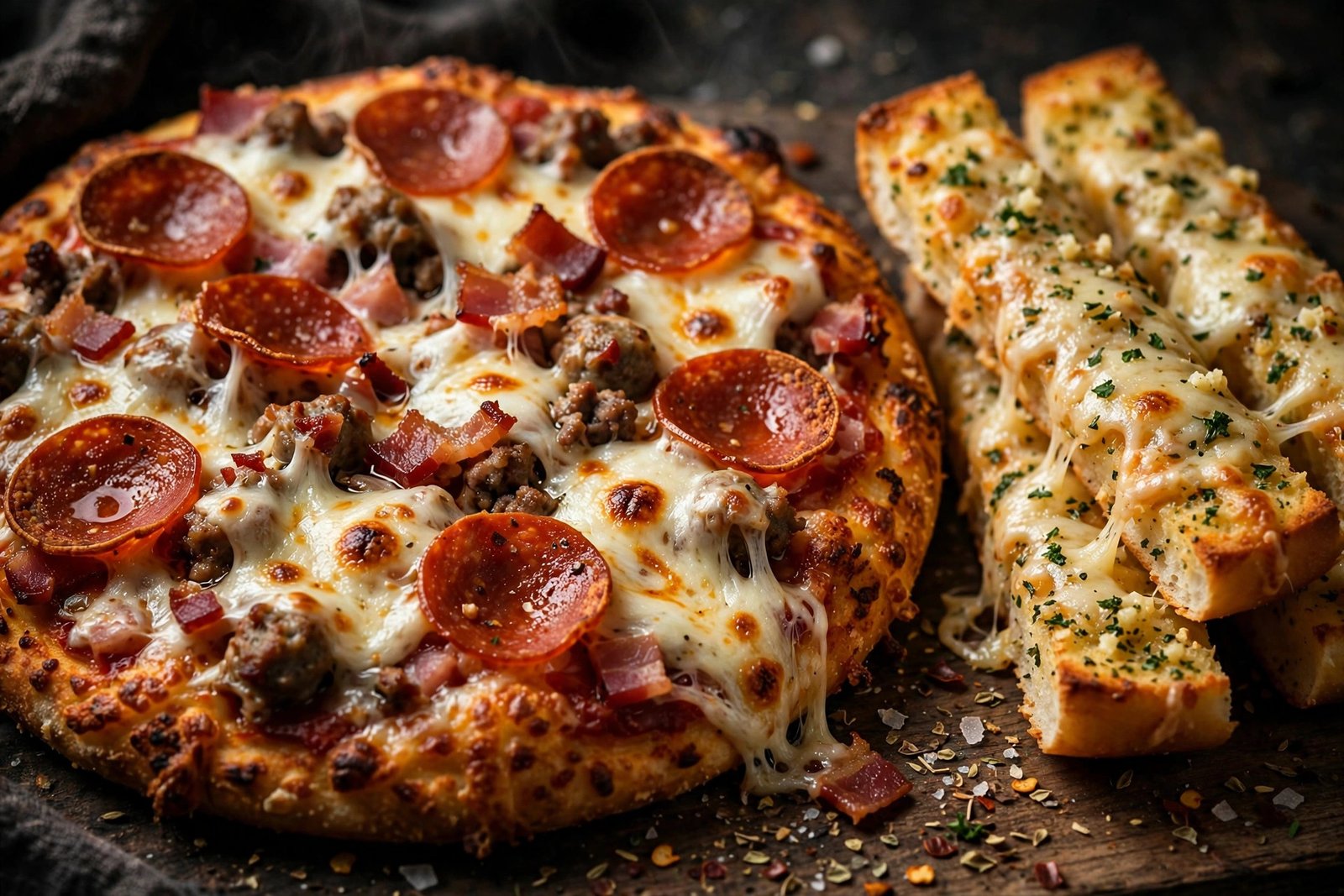 MOD Pizza nutrition 2026 high calorie indulgent items