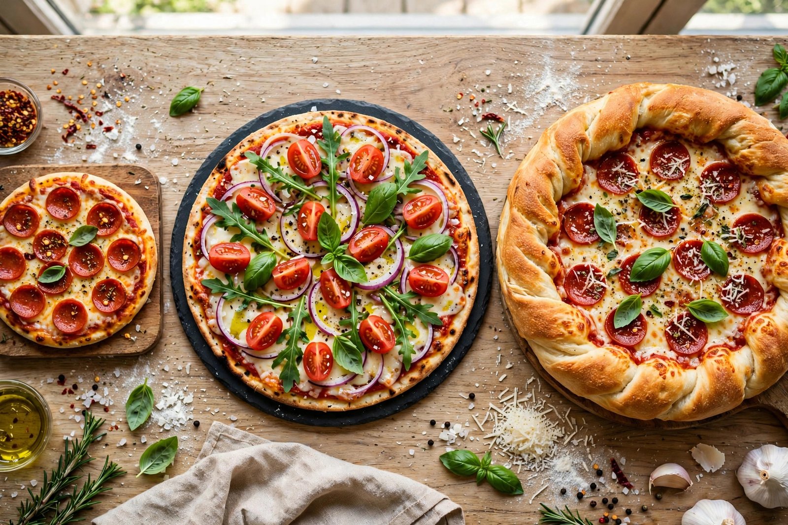 MOD Pizza sizes 2026 — Mini, MOD and Mega pizzas compared side by side