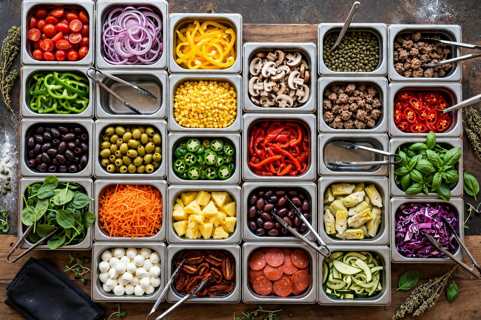 MOD Pizza vs Blaze Pizza 2026 toppings bar comparison