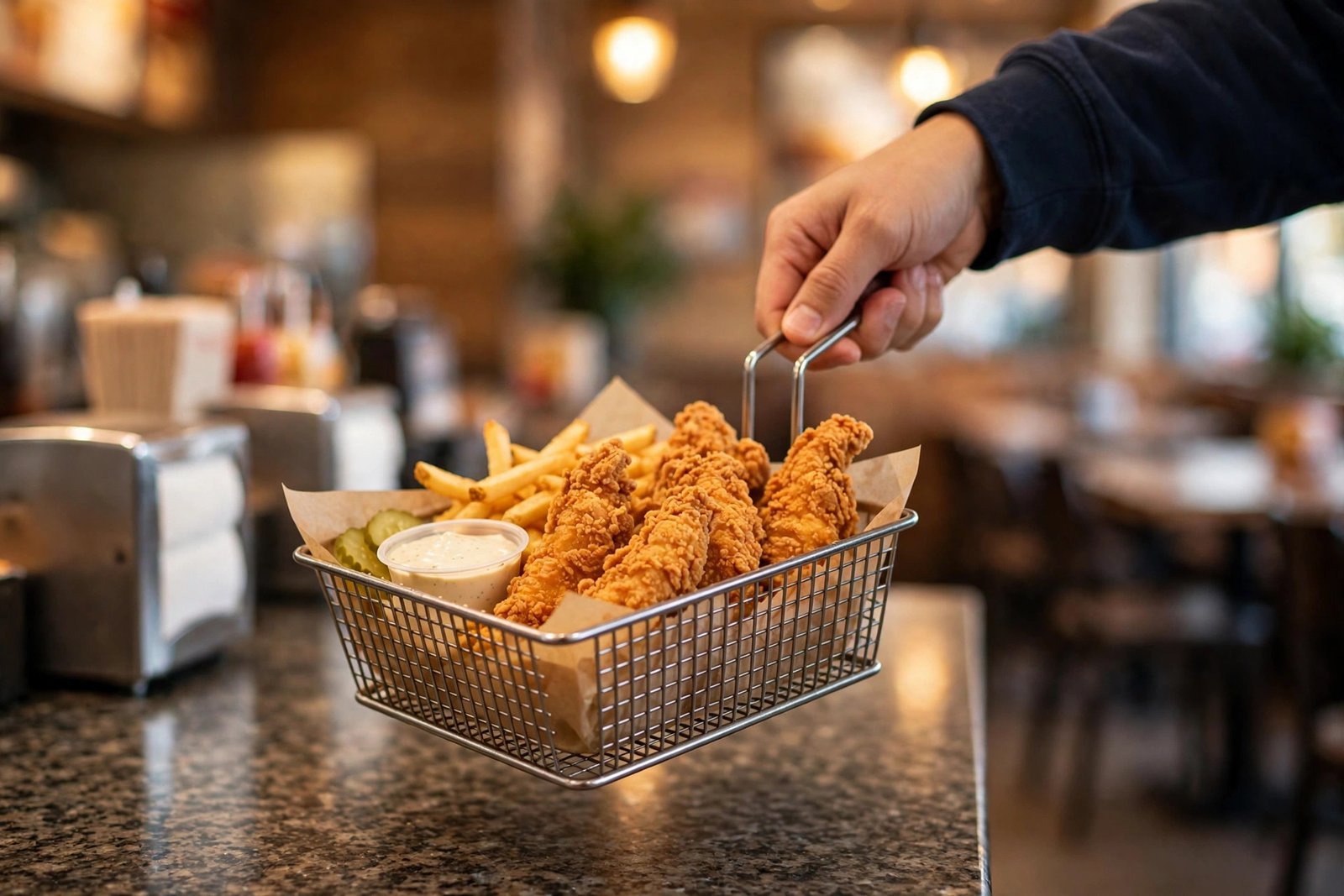 Raising Cane's menu 2026 ordering tips — Box Combo order at the counter