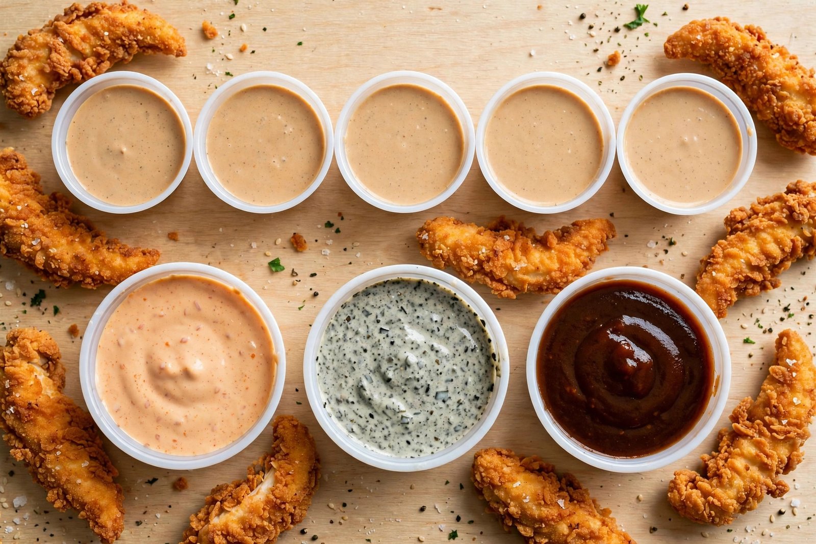 Raising Cane's vs Popeyes sauces: Cane's Sauce vs dipping sauce lineup 2026