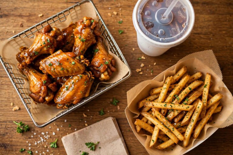Wingstop deals — chicken wing combo meal with fries and drink