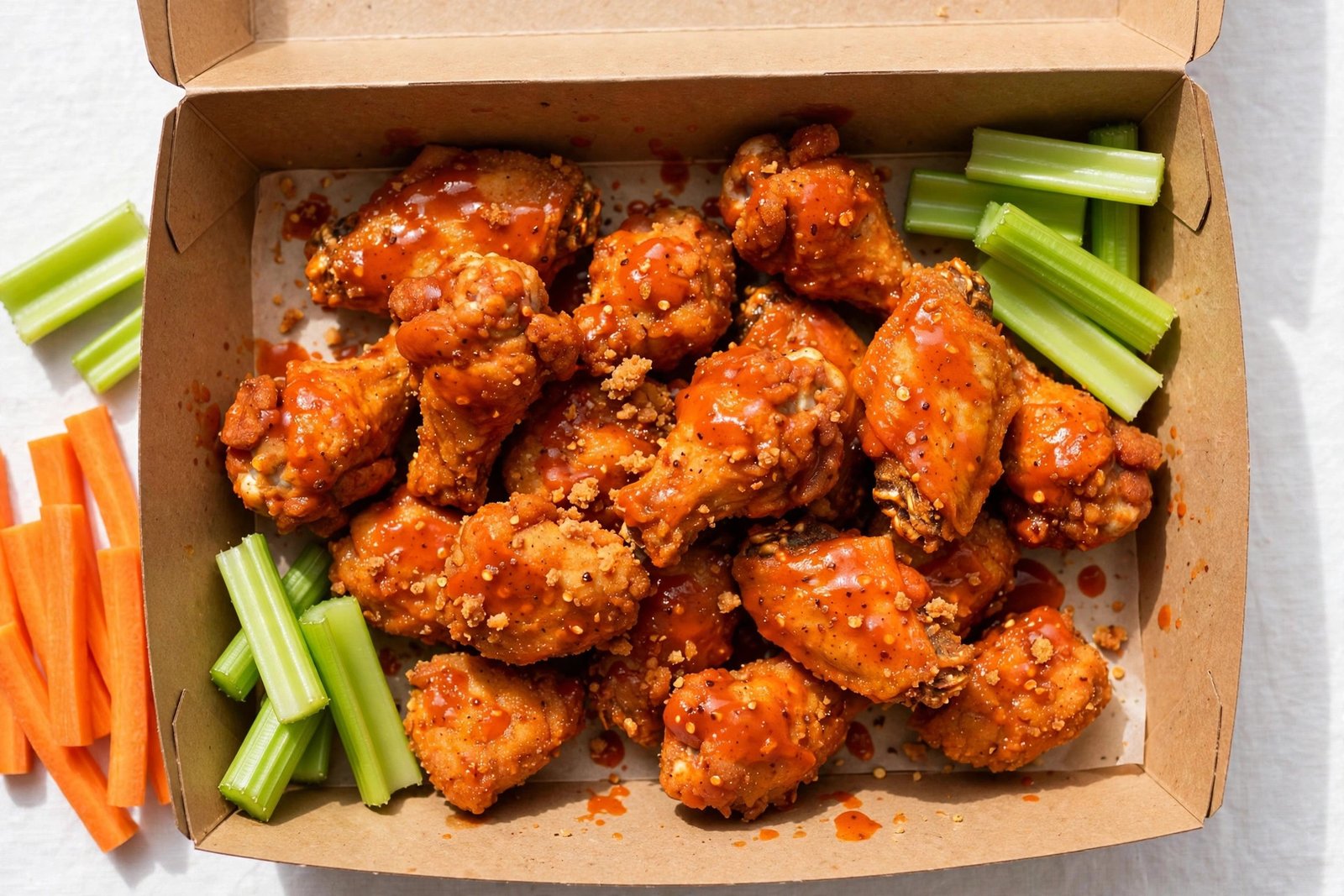 Wingstop nutrition facts — boneless wings with veggie sticks