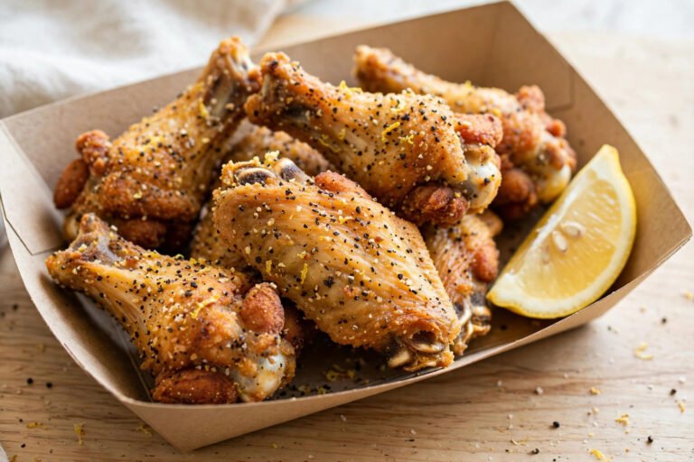 Wingstop nutrition facts — lemon pepper classic wings